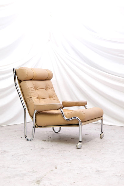 Vintage Danish Leather Armchair