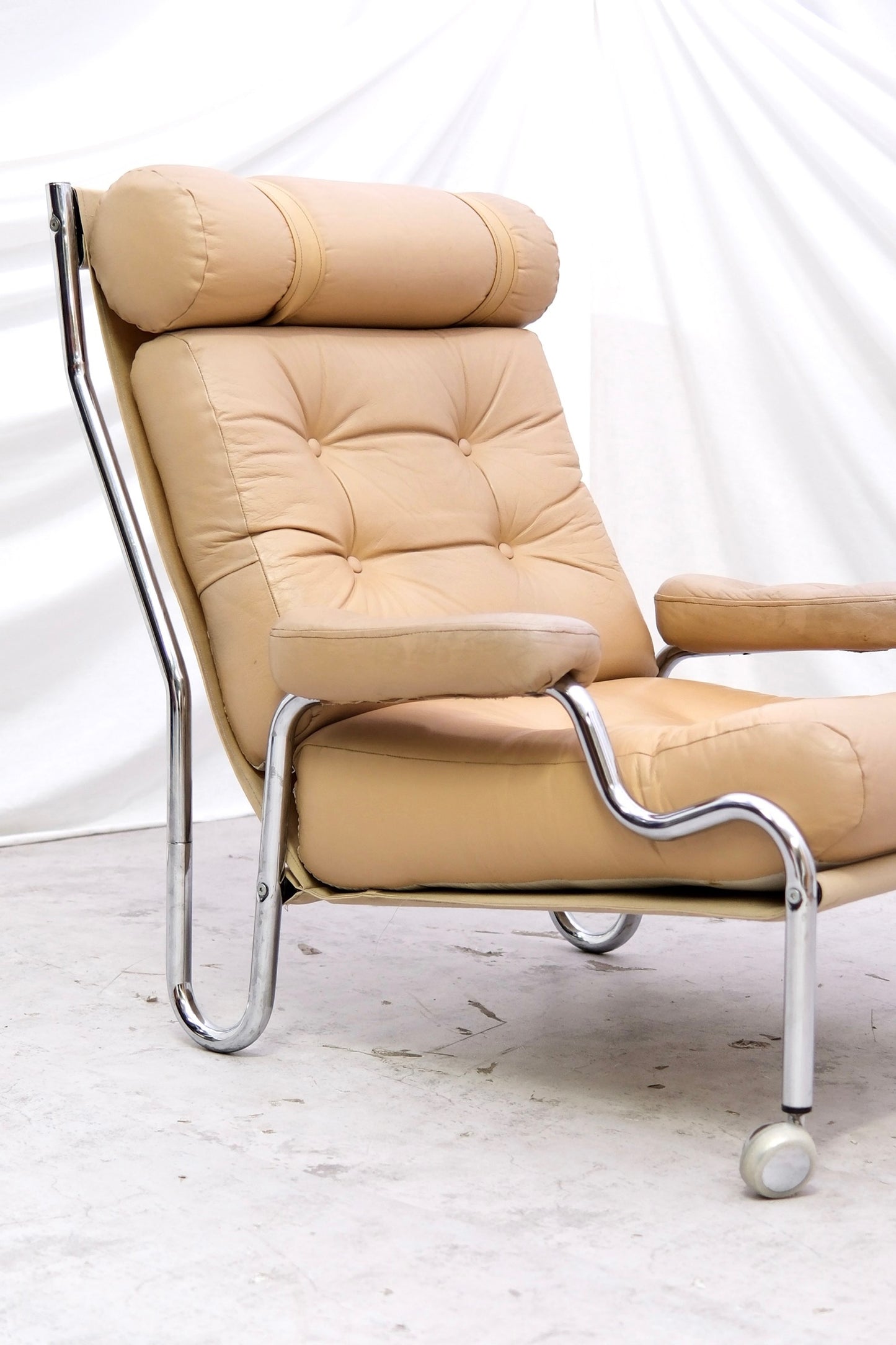 Vintage Danish Leather Armchair