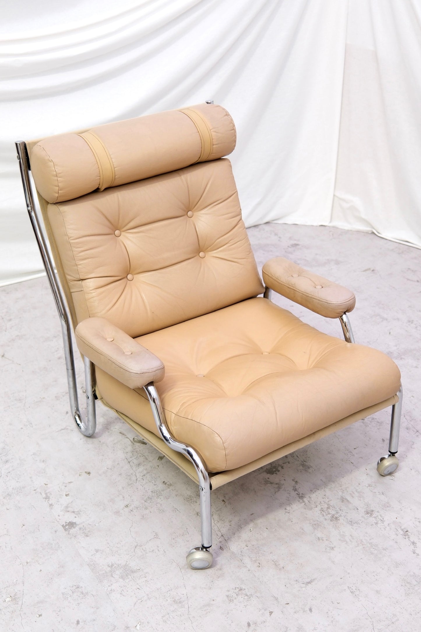 Vintage Danish Leather Armchair