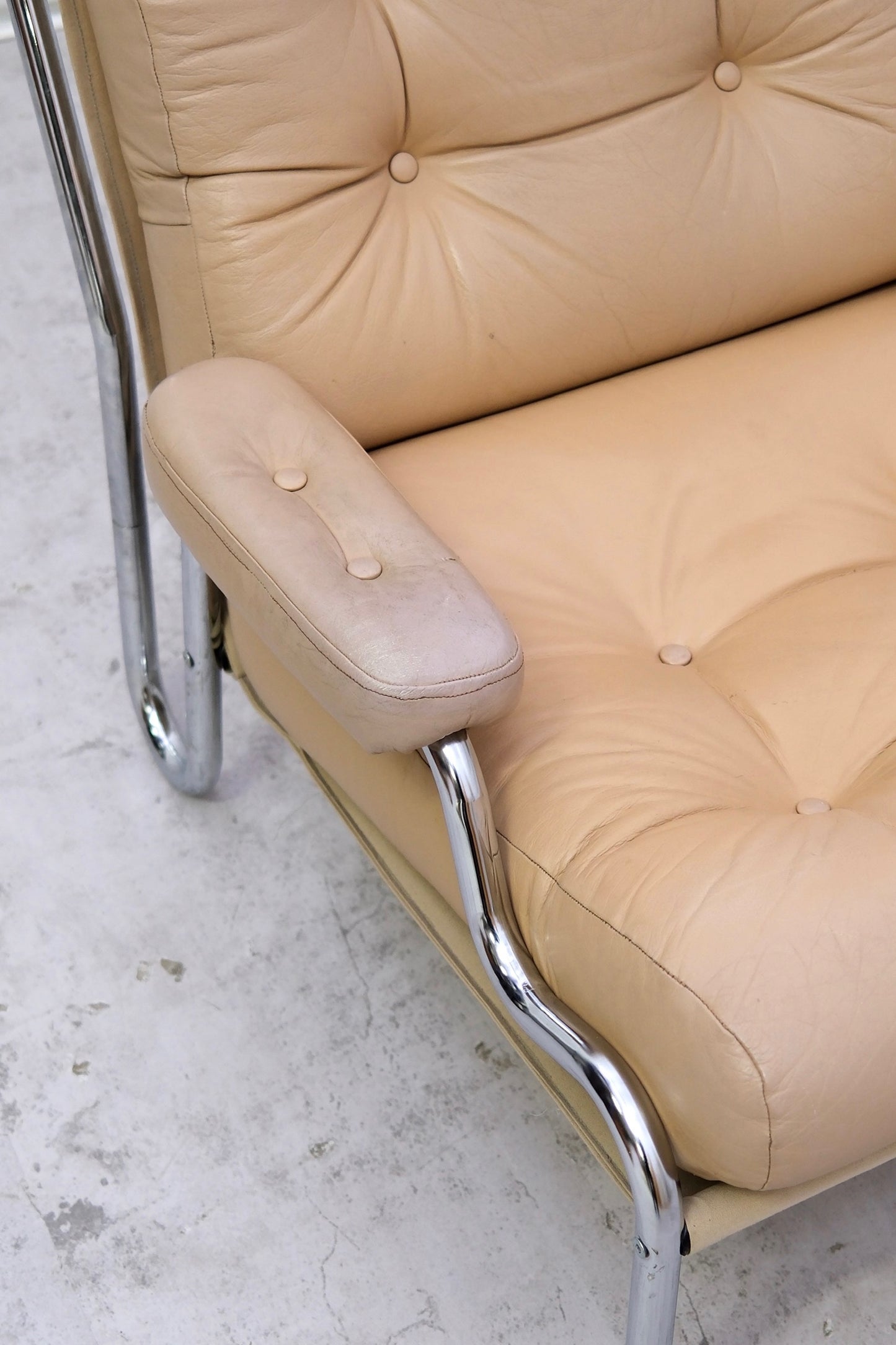 Vintage Danish Leather Armchair