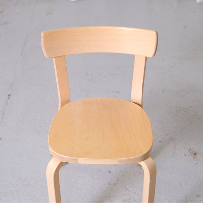 Alvar Aalto Artek 69 Chairs in Birch