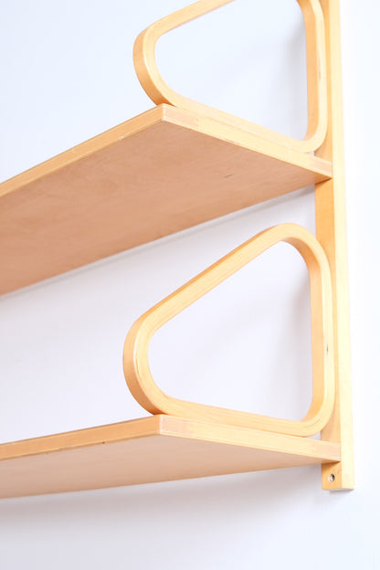 Alvar Aalto Wall Shelf 112B 2-Part