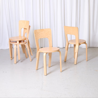 Alvar Aalto Chair 66 in Birch by Artek