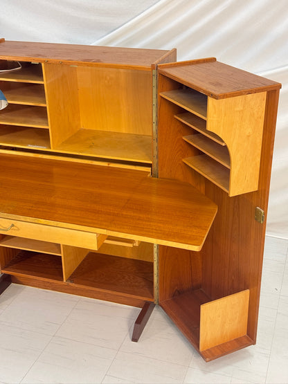 1950s Compact Home Office Desk, Teak