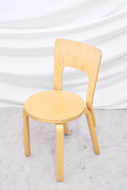 Artek 66 Chairs in Birch - Alvar Aalto