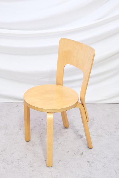 Artek 66 Chairs in Birch - Alvar Aalto
