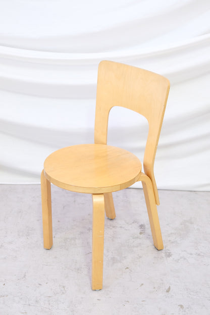 Artek 66 Chairs in Birch - Alvar Aalto