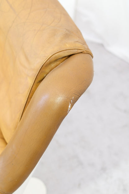 Yrjö Kukkapuro Karuselli armchair - Haimi 1960s - Brown Leather