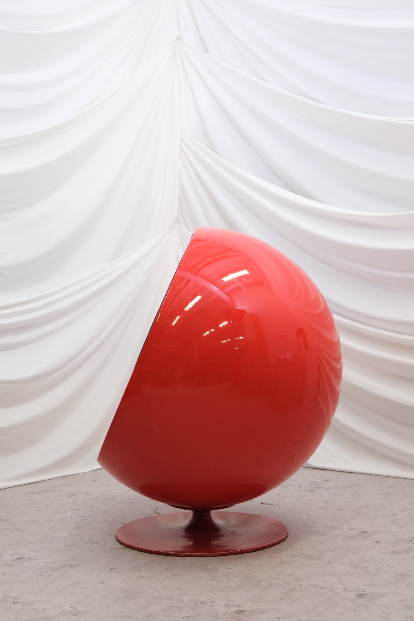 Eero Aarnio Ball Chair Brown leather - Asko 1960s