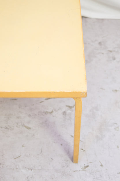 Artek 81B table, light yellow laminate (2 available)