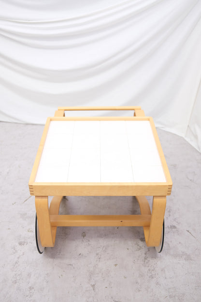 Alvar Aalto Artek 900 Serving Trolley - White