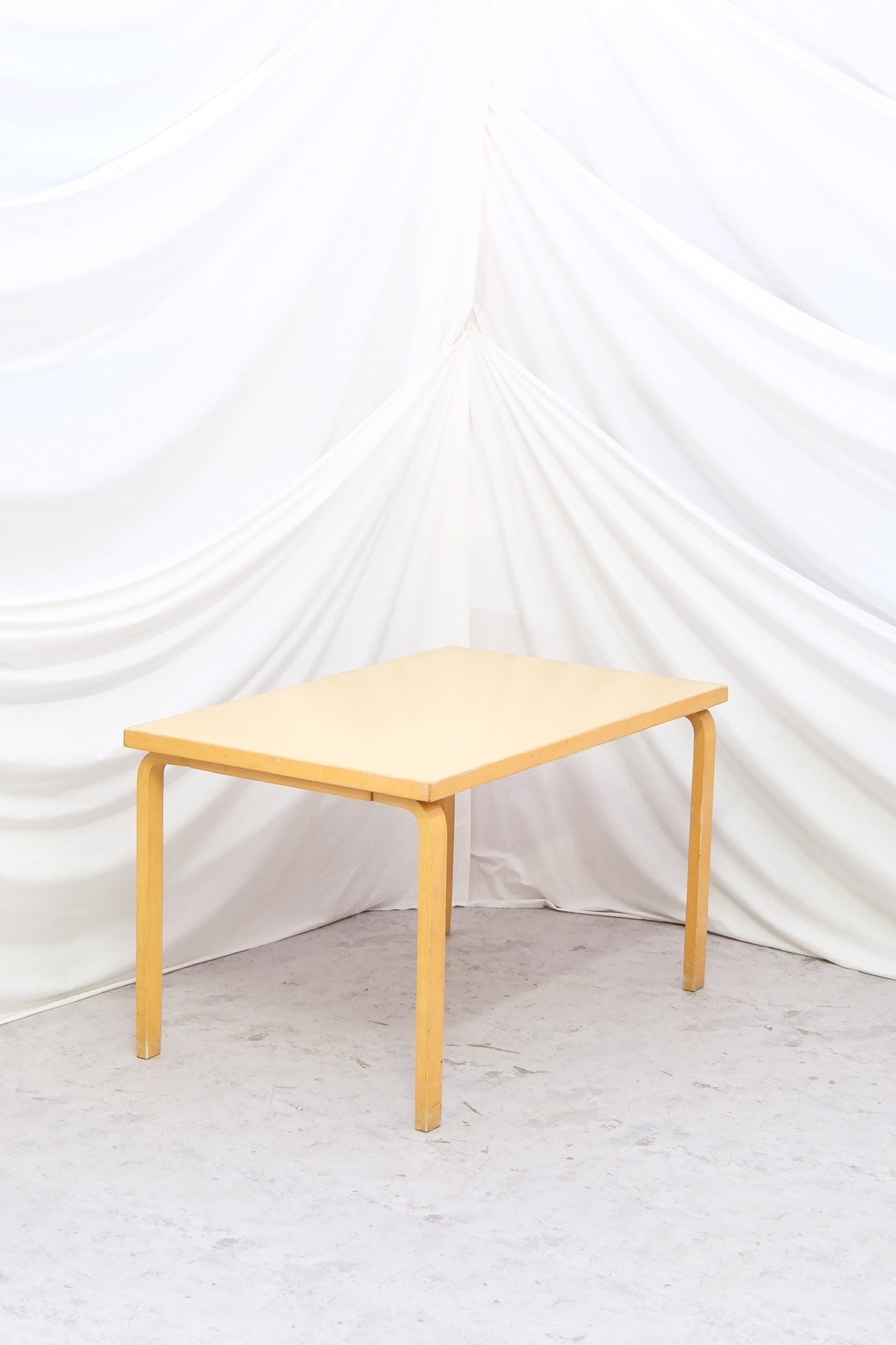 Artek 81B table, light yellow laminate (2 available)
