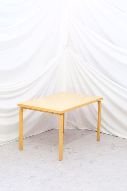 Artek 81B table, light yellow laminate (2 available)