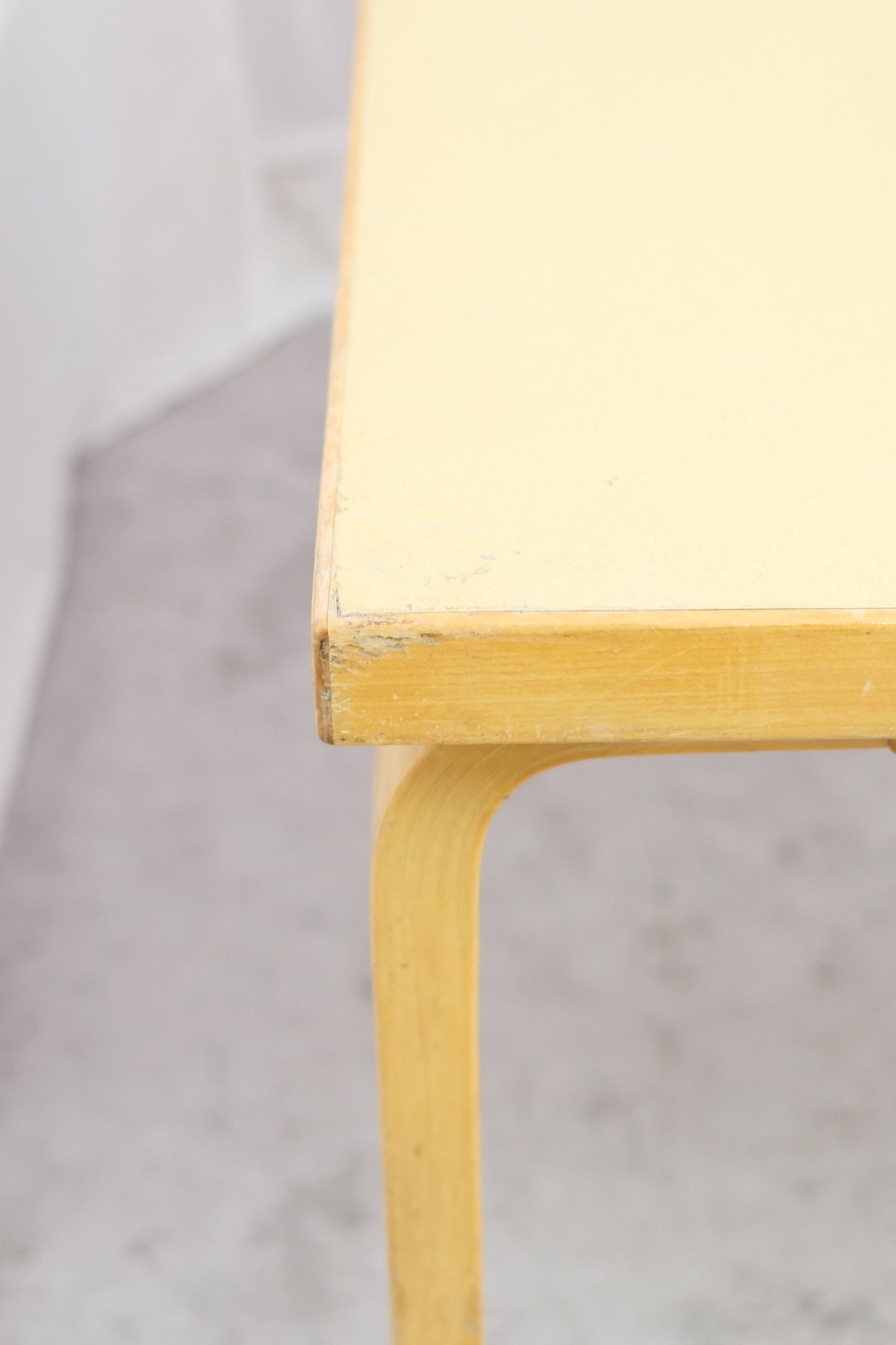 Artek 81B table, light yellow laminate (2 available)