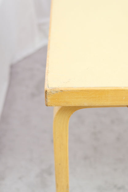 Artek 81B table, light yellow laminate (2 available)