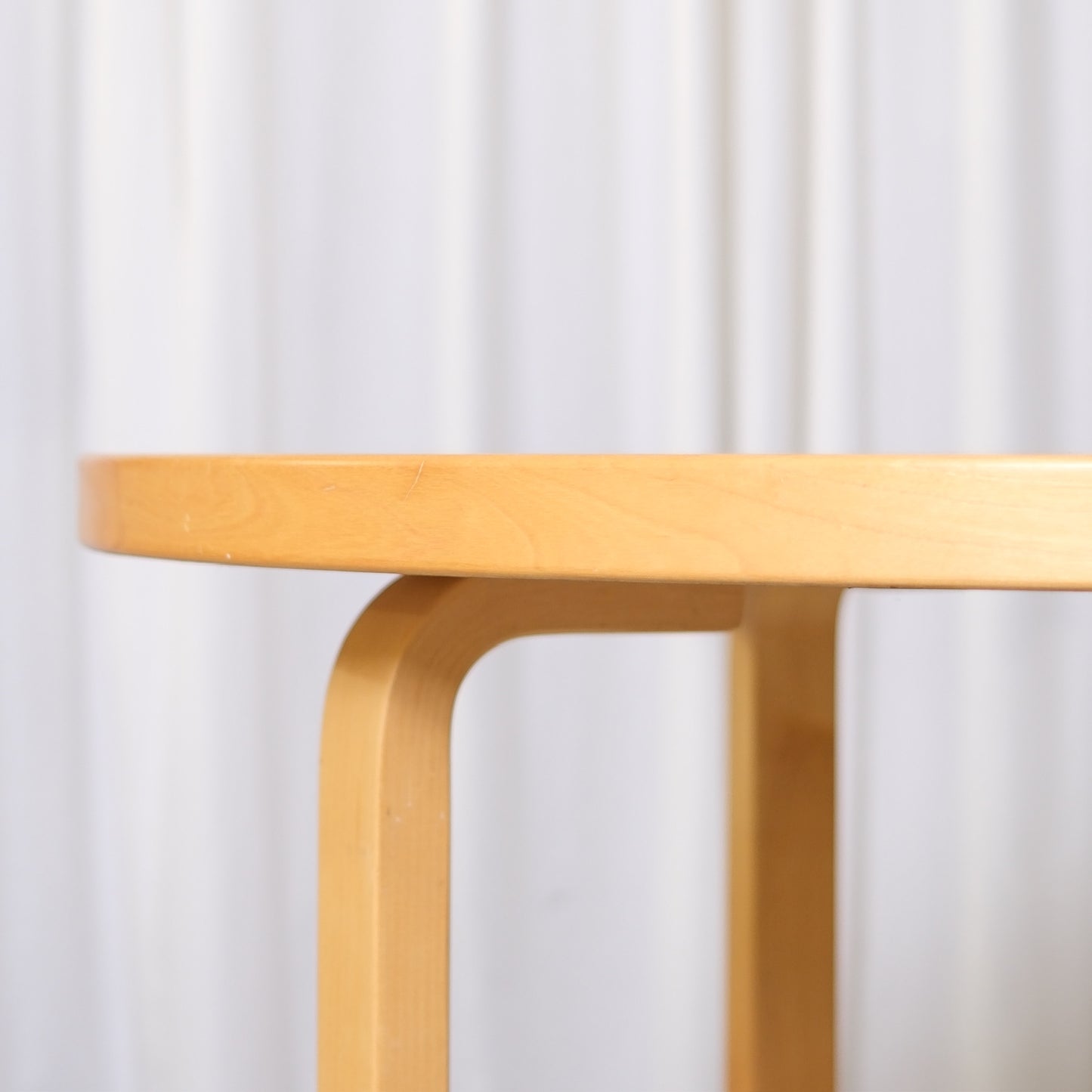 Artek 90A Round Table by Alvar Aalto