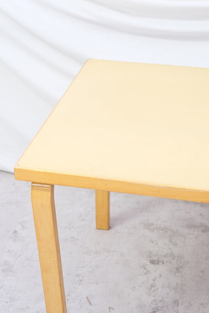 Artek 81B table, light yellow laminate (2 available)