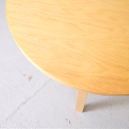 Artek 90A Round Table by Alvar Aalto