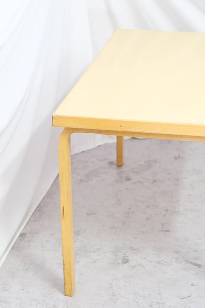 Artek 81B table, light yellow laminate (2 available)