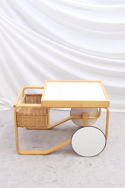 Alvar Aalto Artek 900 Serving Trolley - White