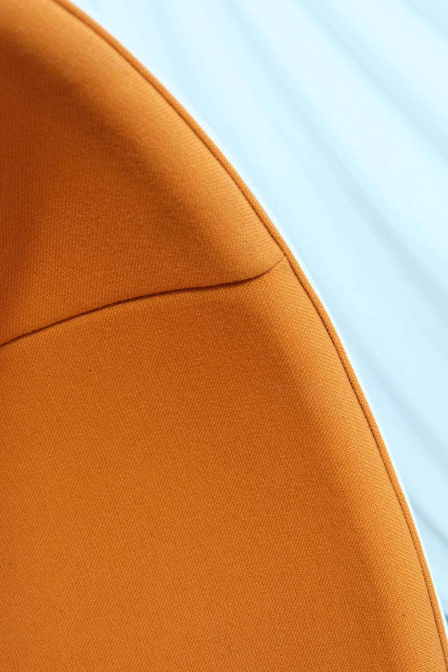 Eero Aarnio Ball Chair, Adelta, Orange Interior