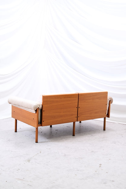 Yrjö Kukkapuro Ateljee 2-seater Sofa - Teak & Velvet