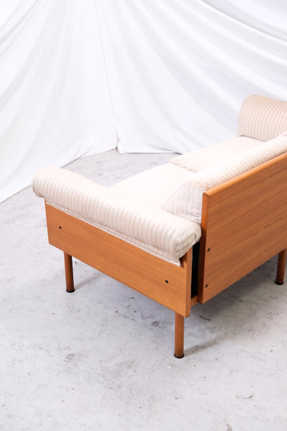 Yrjö Kukkapuro Ateljee 2-seater Sofa - Teak & Velvet