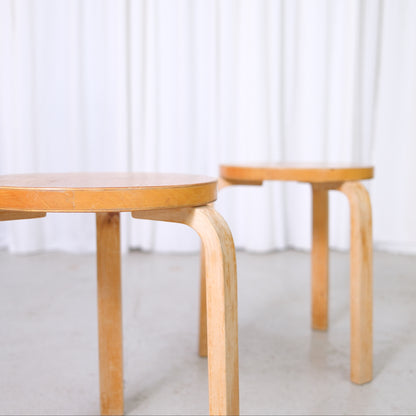 Artek Finger Joint Stool, 1950s