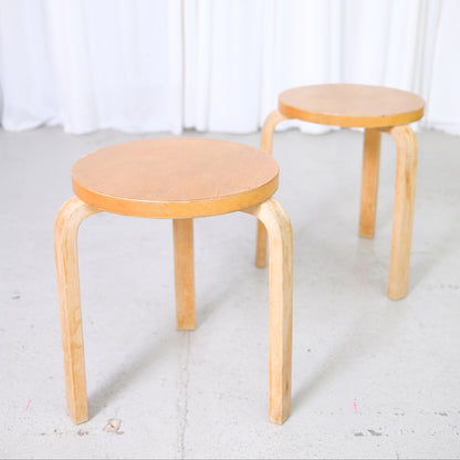 Artek Finger Joint Stool, 1950s