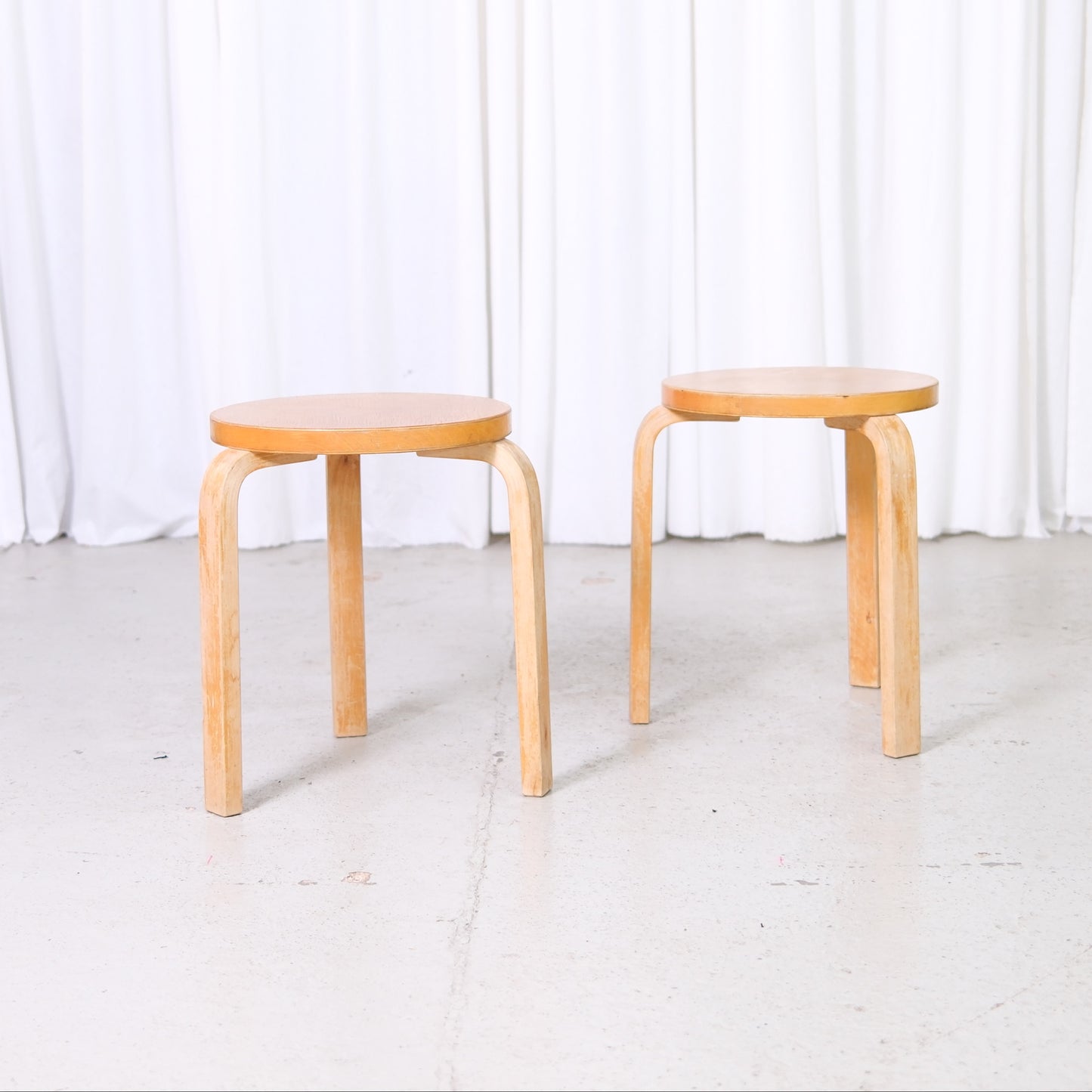 Artek Finger Joint Stool, 1950s