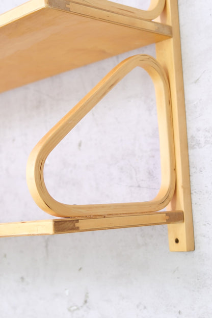 Alvar Aalto Wall Shelf 112B 2-Part