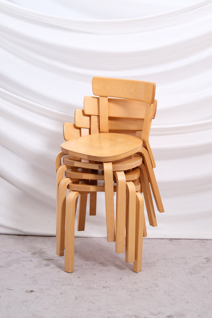 Alvar Aalto Artek 69 Chair Vintage Finnish Birch Design