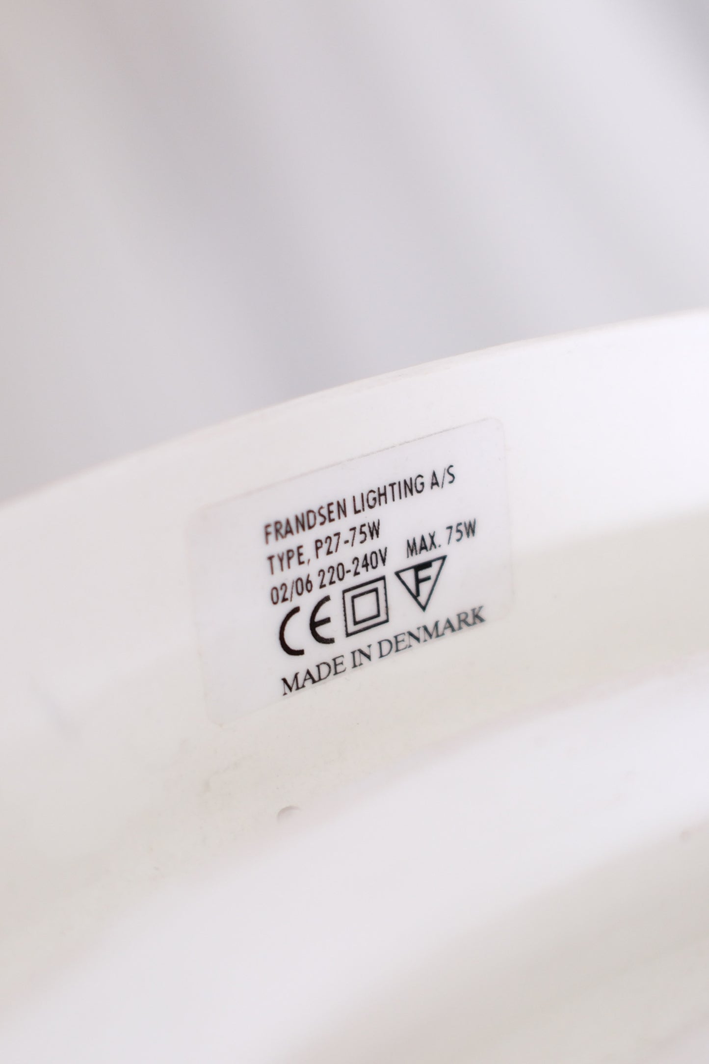 Verner Panton Ball Lamp for Frandsen