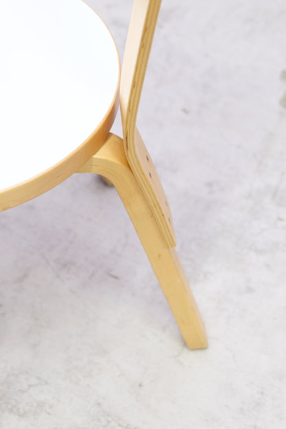 Alvar Aalto Artek 66 Chairs - White laminate