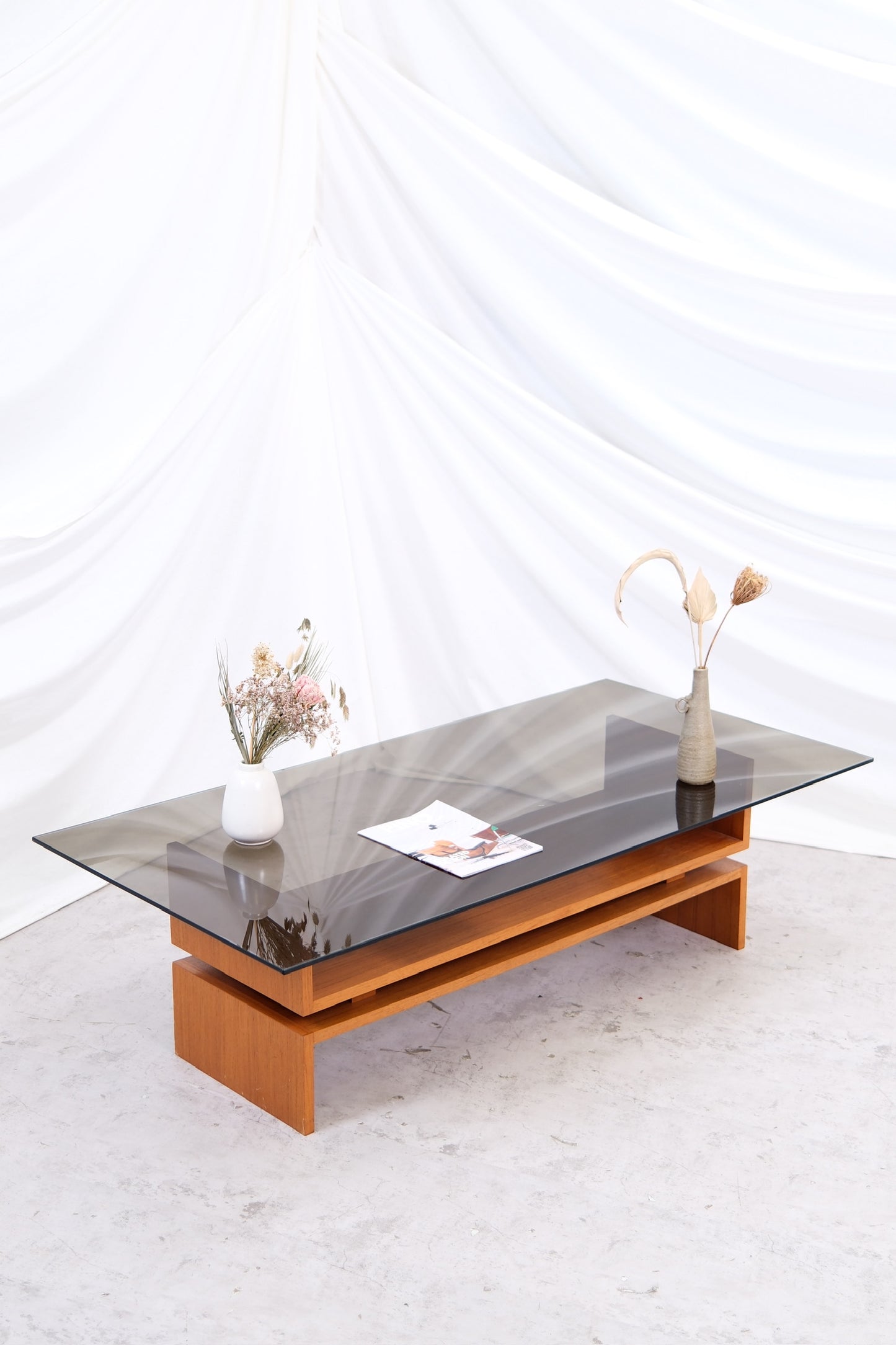 Vintage Teak Coffee Table - Haimi, 1970s