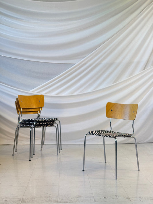 Vintage Zebra Chair
