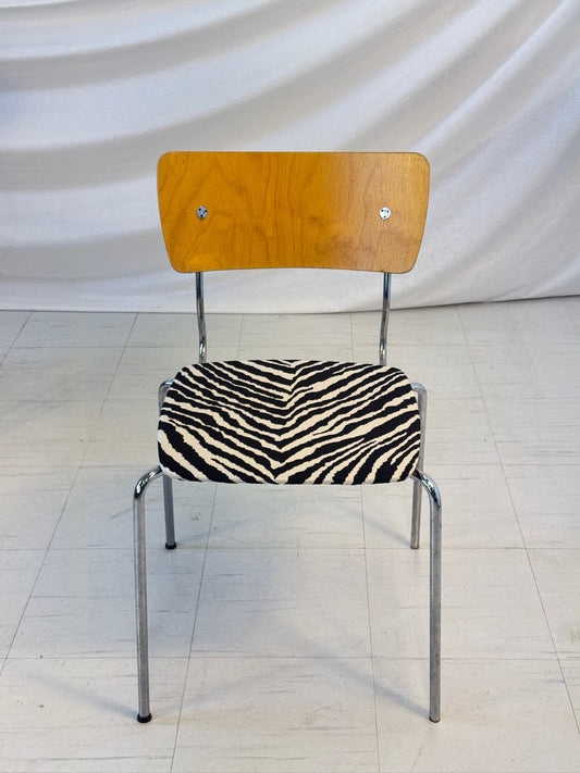 Vintage Zebra Chair