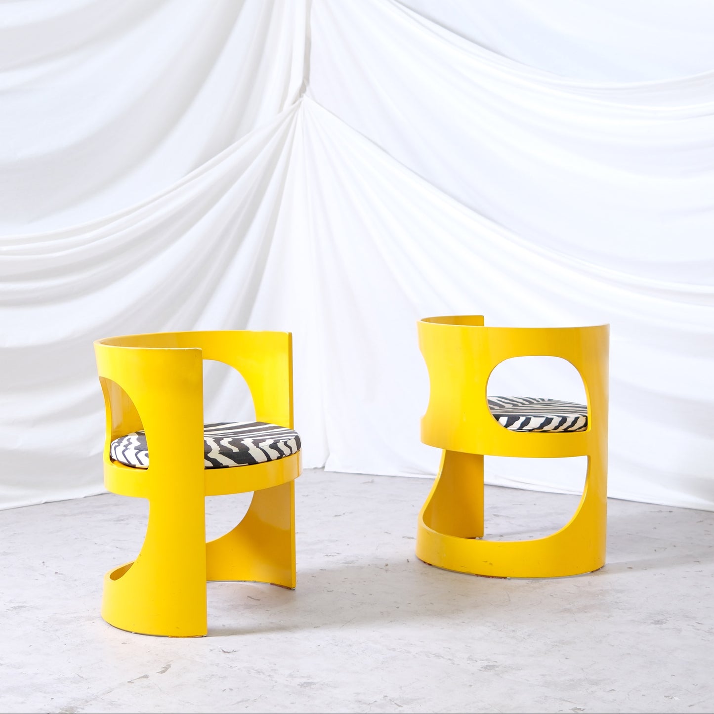 Arne Jacobsen Prepop Dining Set – Yellow, Asko 1970s