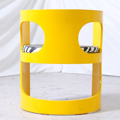 Arne Jacobsen Prepop Dining Set – Yellow, Asko 1970s