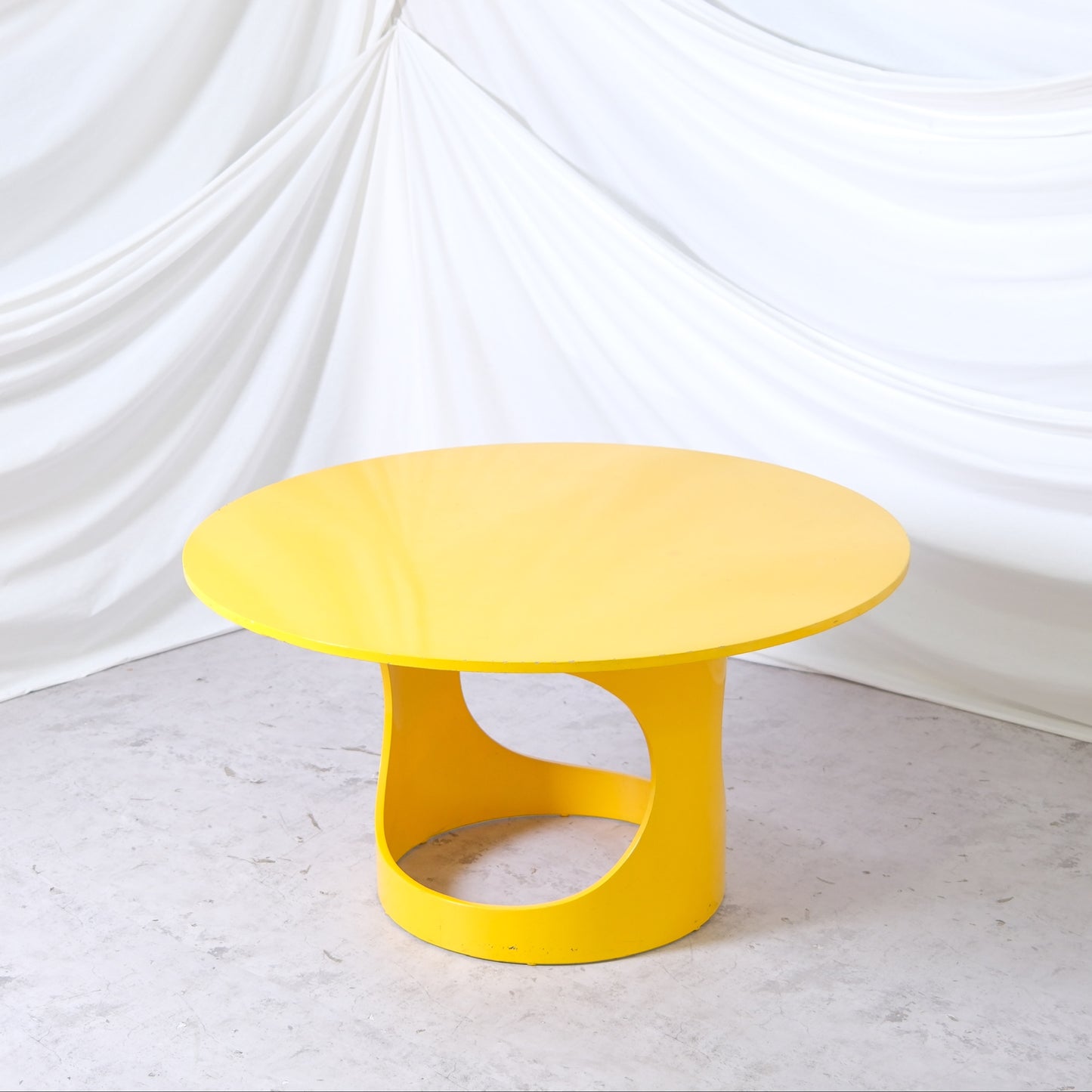 Arne Jacobsen Prepop Dining Set – Yellow, Asko 1970s