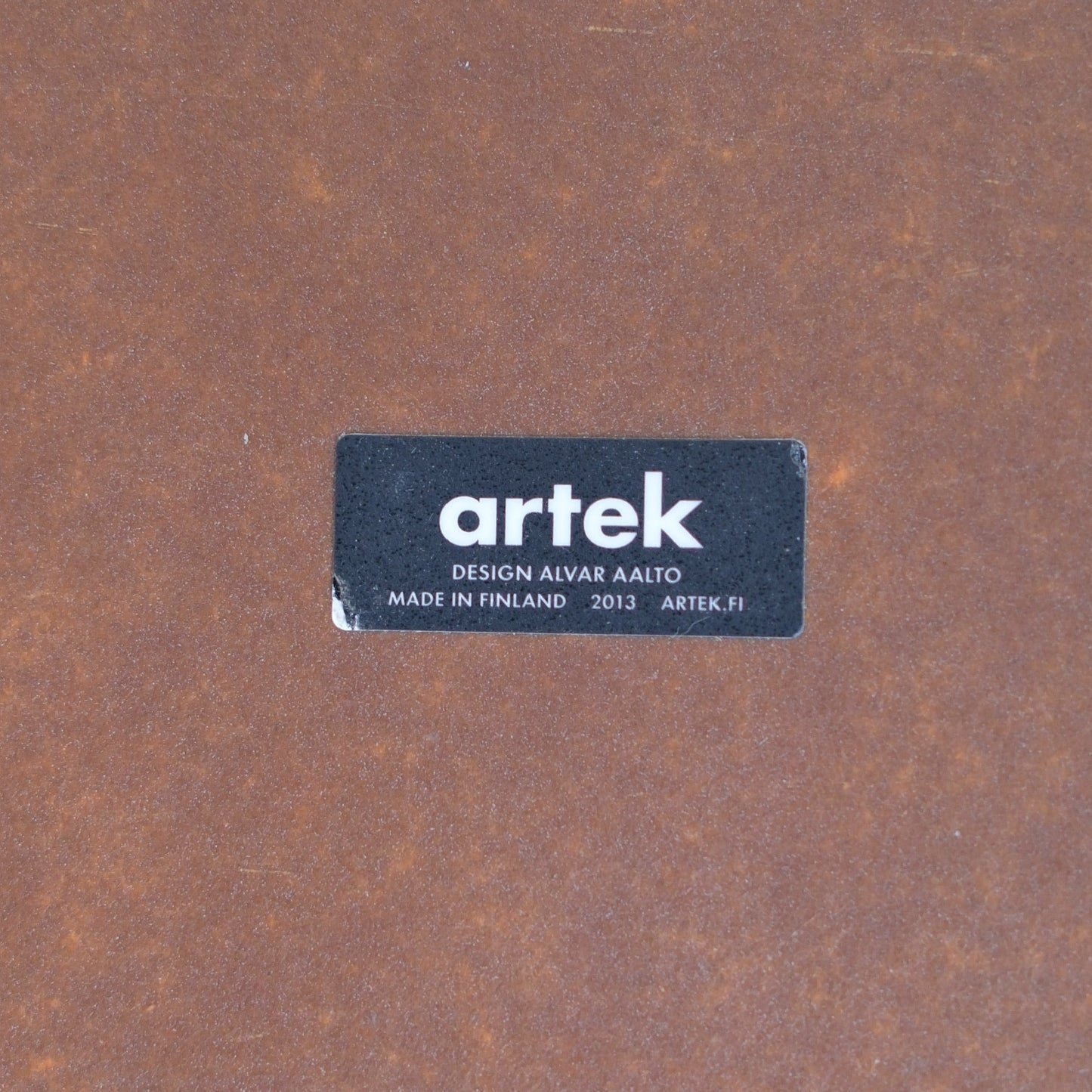 Alvar Aalto Artek 81C table, baby blue top