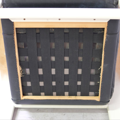 Rare Eero Aarnio Flamingo Armchair in Black Leather -Asko