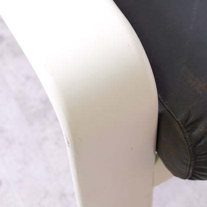 Rare Eero Aarnio Flamingo Armchair in Black Leather -Asko