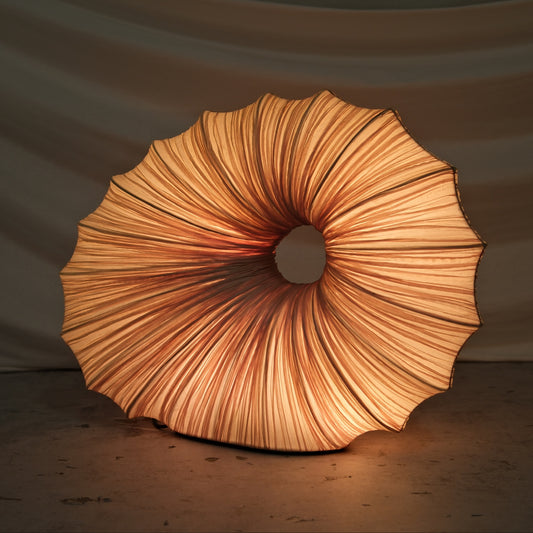 Aqua Creations Viola Table Lamp – Silk over Metal