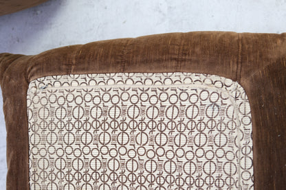 Vintage Ligne Roset Togo Sofa Set – Brown Velvet