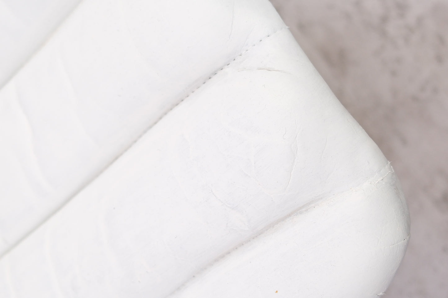 Ilmari Lappalainen Pulkka armchair with ottoman in White Leather - Asko 1970s