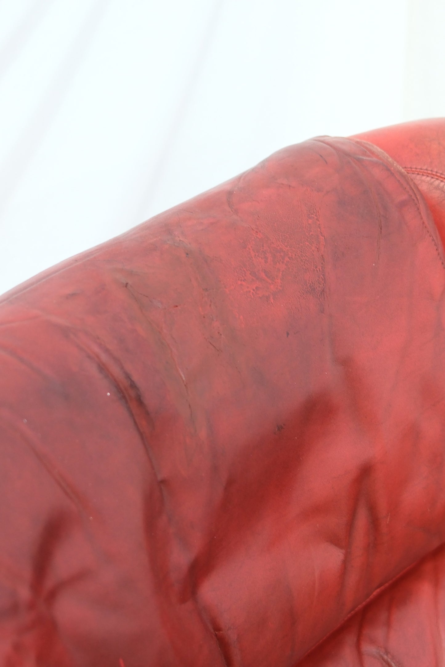 Yrjö Kukkapuro Karuselli armchair - Haimi 1960s - Red Leather