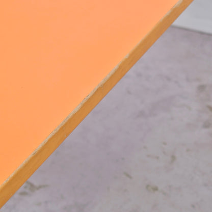 Alvar Aalto 81B Table for Artek – Orange Laminate Top