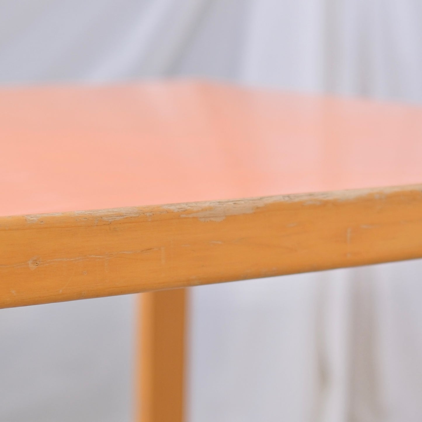 Alvar Aalto 81B Table for Artek – Orange Laminate Top