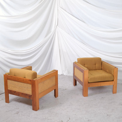 Neliö Chairs for Huonekaluliike Mikko Nupponen by Evaliisa Vasko, 1960s